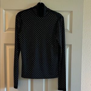 Maje Studded Turtleneck Top
